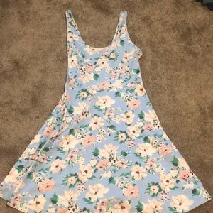 Blue floral dress forever 21